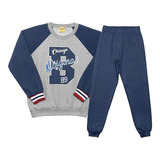 Conjunto Infantil Em Moletom Chicago - Rolú 