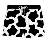 Short Praia Masculino Animal Print Vaca Estampado Ref0320