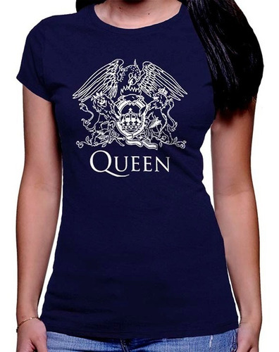 Camiseta Premium Dtg Rock Estampada Impresa Queen