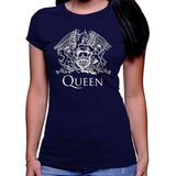 Camiseta Premium Dtg Rock Estampada Impresa Queen