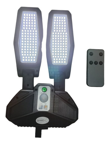 Lampara Jardin 3 Niveles Luez Led Sensor Movimiento Panel 