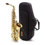 Saxo Alto Knight Jbas-200 Yellow Brass Laqueado Musica Pilar