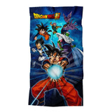 Toalla Premium Para Baño 75x147cm Dragon Ball Providencia Color Multicolor Dragon Ball Ataque