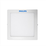 Panel Plafón Aplicar Led Redondo Cuadrado 12w Philips Packx4