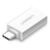 Ficha Adaptador Otg Usb C A Usb 3.0 Hembra 5gbps Ugreen