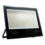 Refletor Ultra Led 1000w Holofote Bivolt Ip67 Branco Frio