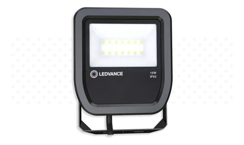 Reflector Proyector Led 10w Ledvance/osram Negro Luzdía