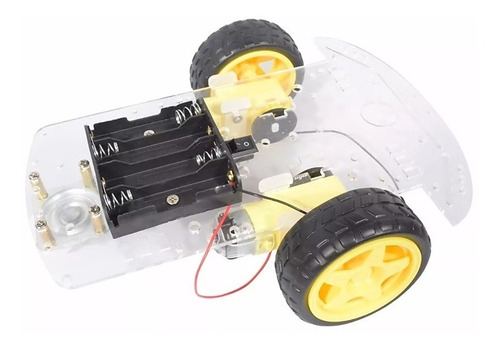 Kit Carrito Robot Seguidor Lineas Con Accesorios