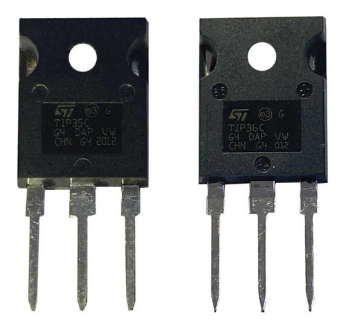 5 Pares - Transistor Tip35c Npn + Tip36c Pnp