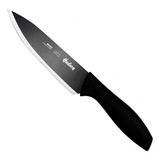 Cuchillo Cheff 6 Hudson Basic Antiadherente Cuchilla Bz3 Color Negro Bsch06