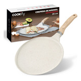 Crepera Comal Cookify 28cm Cubierta Antiadherente De Mármol