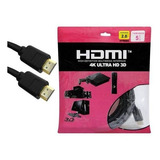 Cabo Hdmi 5 Metros 19 Pinos Versão 2.0ethernet 4k 3d Ultrahd