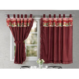 Cortinas Cortas Ambiente/cocina Envio Gratis Excelente Calid