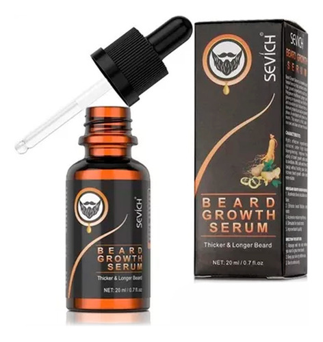 Sevich® Aceite Crecimiento Barba Original Natural 20ml