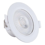 Spot De Embutir Led Redondo Pp 7w 4000k - Startec