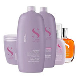 Kit Alfaparf Sdl Smooth Smoothing Profissional - 5 Produtos