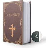 Caja Para Dinero Con Llave Tipo Libro Biblia De Seguridad