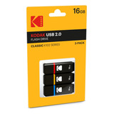  Unidade Flash Kodak Kgb Usb 2.0, Preta