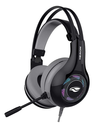 Headset Gamer Led Rgb C/microfone 7.1 Heron 2 C3tech Preto