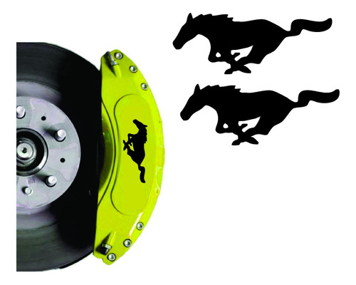 Stickers 8pz Para Calipers Mustang Caballo Tuning Accesorios