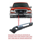 Spoiler Inferior Defensa Delantera Ford Ranger 2005 Al 2009