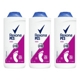 Talco Para Pes Rexona Women 100g - Kit Com 3un