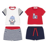 Conjunto 2 Playeras-2 Short Niño Mayoral 1644p21