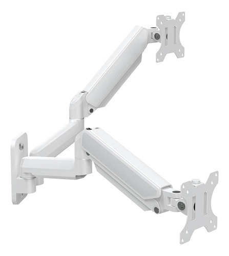 Ergofocus Soporte De Pared Para Monitor Doble Para Pantallas