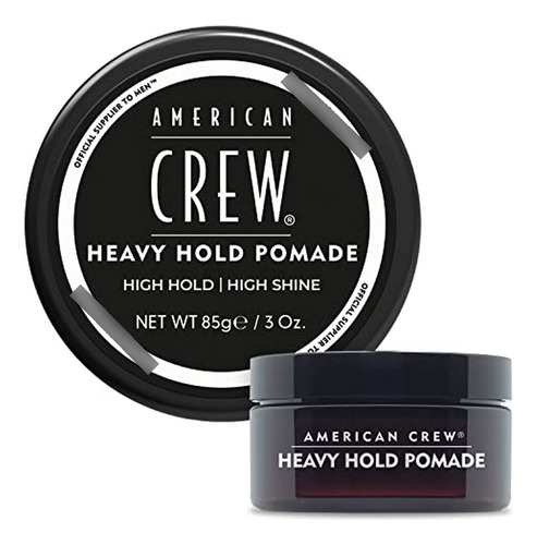 Pomada Para Hombres American Crew, Fijación Fuerte Y Brillo 