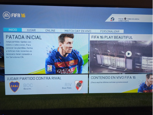 Play 4 + Fifa16 + 1 Joystick Video