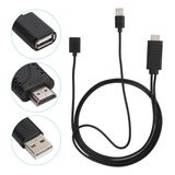 Adaptador Usb A Hdmi  Cable De Conexión Usb A Hdtv  Hembra A