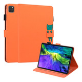 Funda Naranja De Dibujos Animados Para iPad Pro 11 2022/ 202