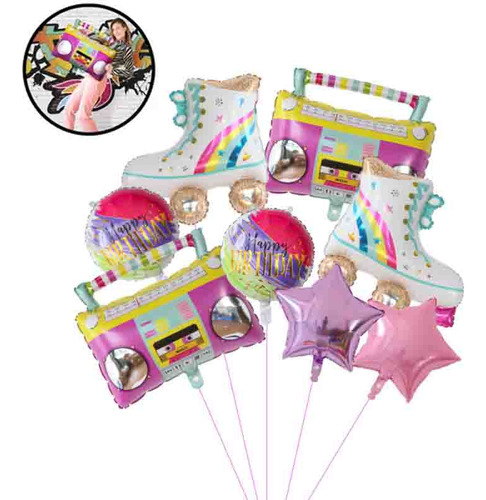 Kit De 9 Globos Para Decoración De Fiesta De Cumpleaños