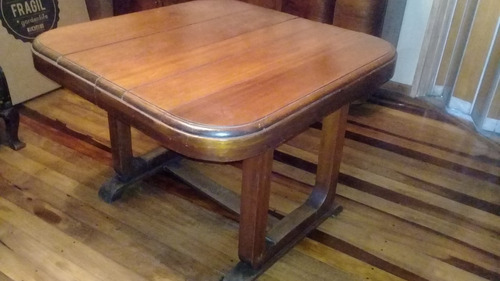 Mesa Comedor Antigua  Extensible En V.ballester