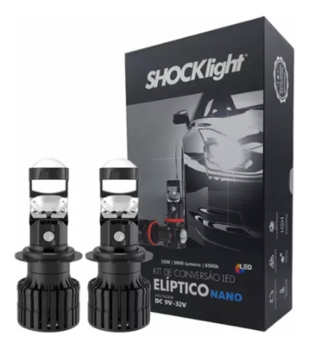 Lâmpada De Led Mini Projetor Canhão Elíptico Shocklight