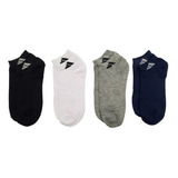 Qikun Pack 12 Calcetines Tobilleras Bambú Hombre