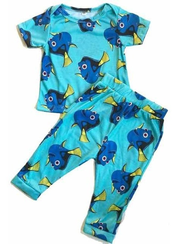 Conjunto Pijama Bebe Y Niño/a Personaje Dory Dory Unisex