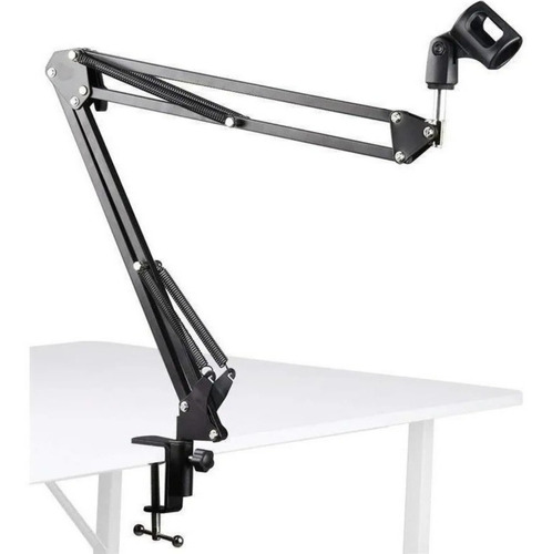 Braço Top Suporte Pedestal Articulado De Mesa Para Microfone