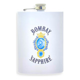 Petaca Logo Bombay Sapphire De Acero Inoxidable 8oz 236ml