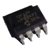 Microcontrolador Pic12f629 Microchip 8pines Dip8