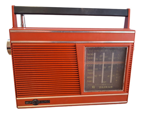 Radio Antigo Ano 1965 Motoradio Antena Alça A M Funciona