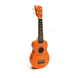 Ukelele Soprano De Madera Linea Color Funda Y Manual