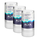 Desodorante Stick Kristall Sensitive 120g Alva - Combo 3 Und