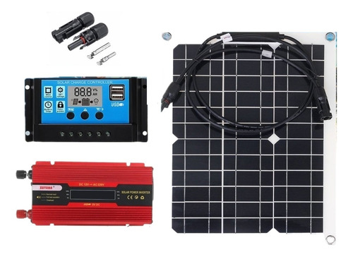 A 4000w Sistema De Energía Solar Kit Inverter Kit 300w Panel