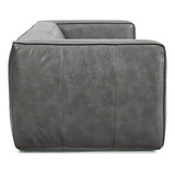 Sofa Rini 4 Puestos Cuero Vegano Color Taupe