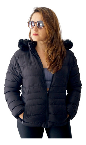 Jaqueta Feminina Puffer Forrada Impermeável Super Grossa