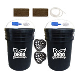 Kit Hidroponia Completo Balde 20l Indoor Duo Sin Aireador