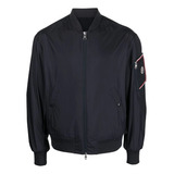  Moncler Chamarra Bomber Con Parche Del Logo Original