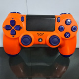 Joystick Ps4 100% Original Naranja Y Azul Usado