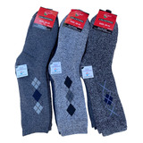 Pack 4 Pares Calcetín Grueso Hombre Algodón S/costura 